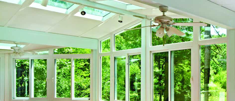 inside of the sunroom