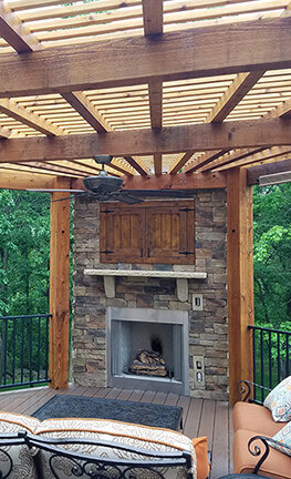Outdoor Fireplace For Your Porch Or Deck, Outdoor Fireplace Porch Cost