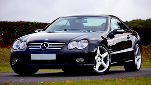 Black car