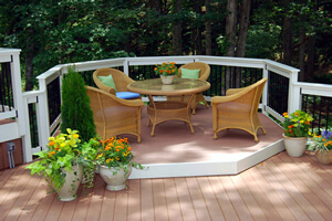 Custom multi-level deck