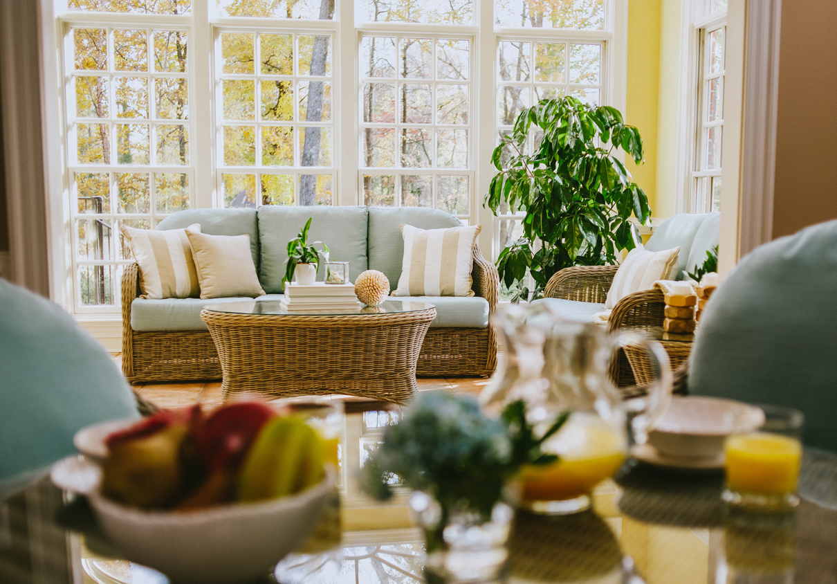 What is an indoor porch?