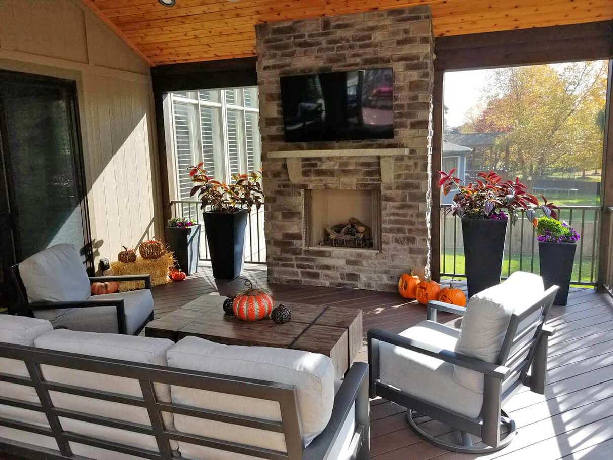 Leawood porch builder, screen porches