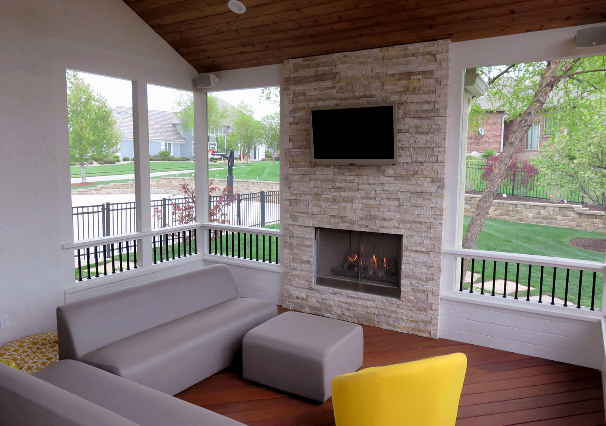 screen porch builders Shawnee KS