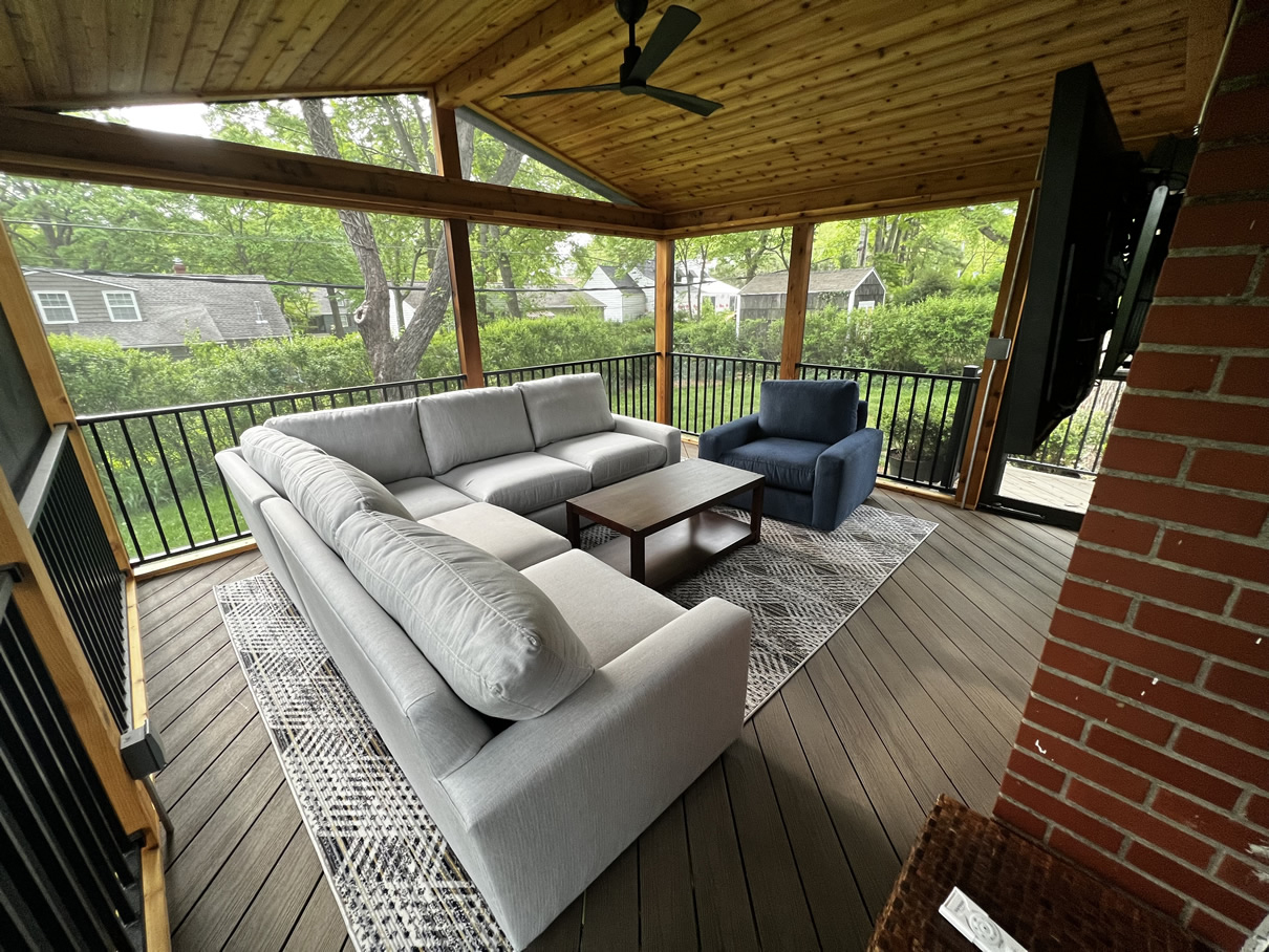 covered deck