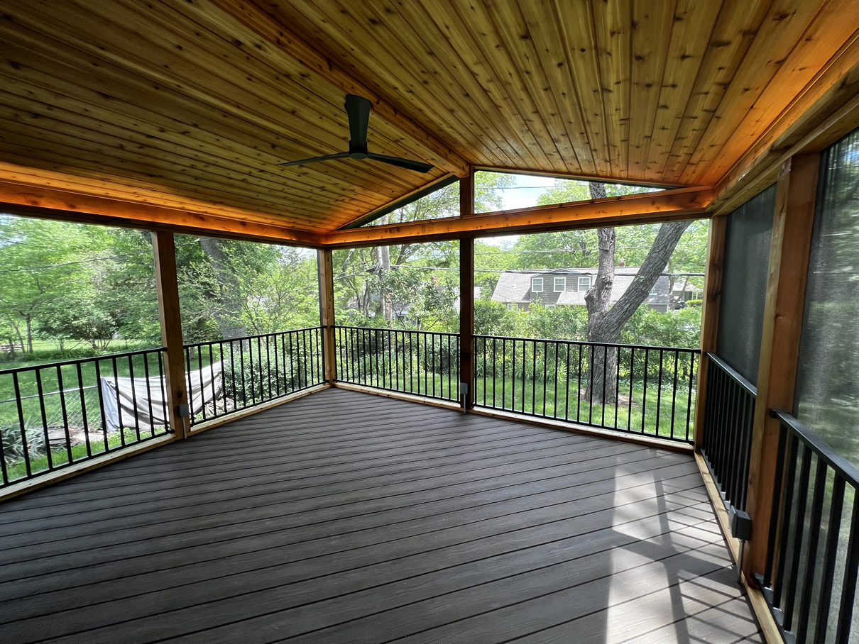 screened in porch