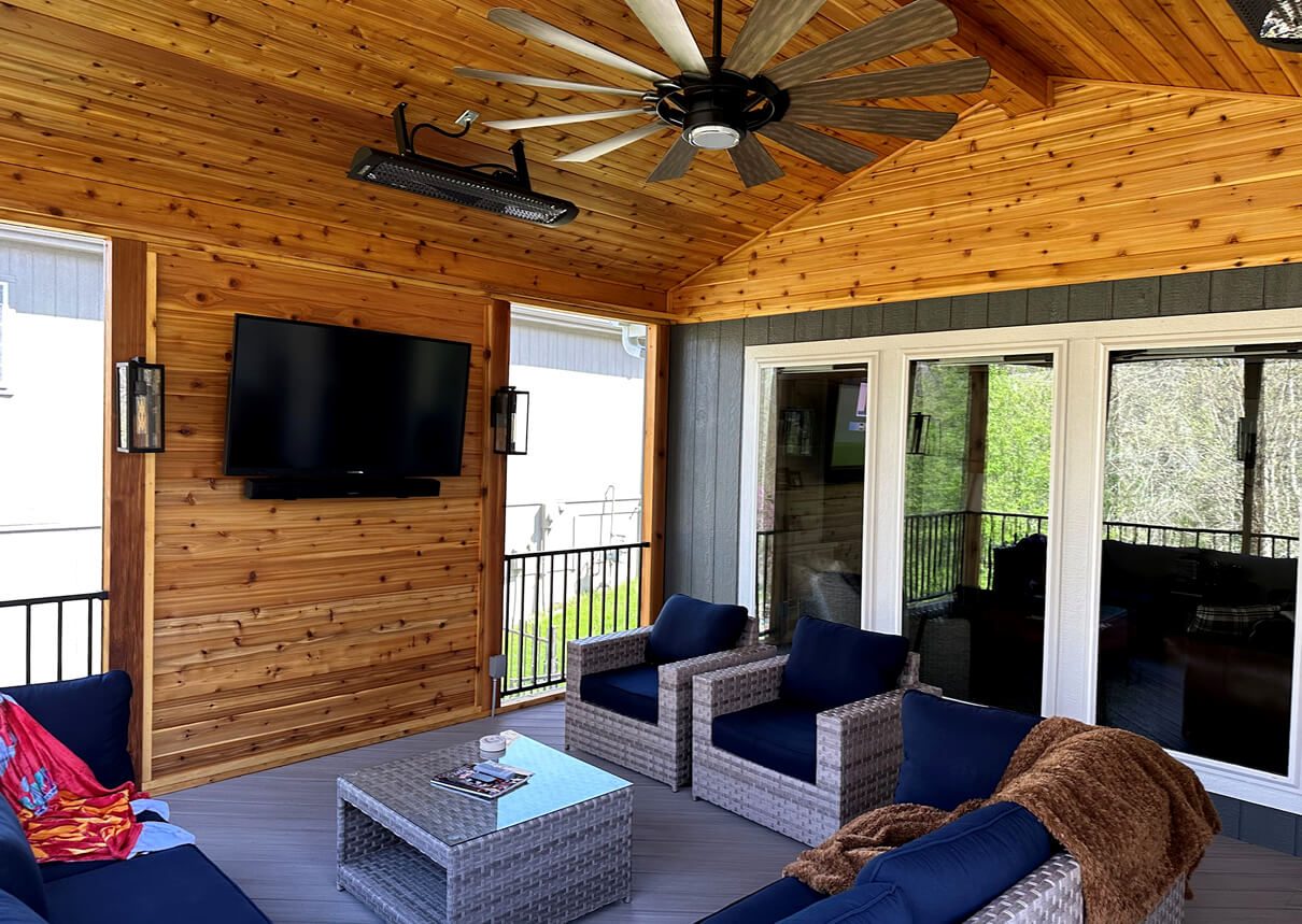 screened in porch builders Shawnee KS