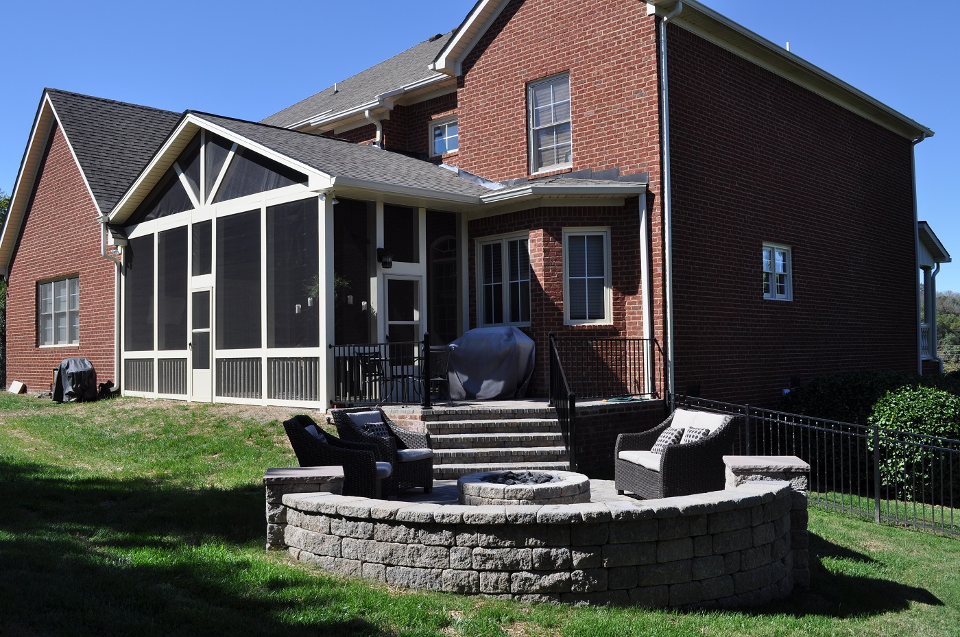 Patio and porch