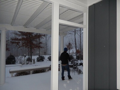 Custom outdoor room for all seasons