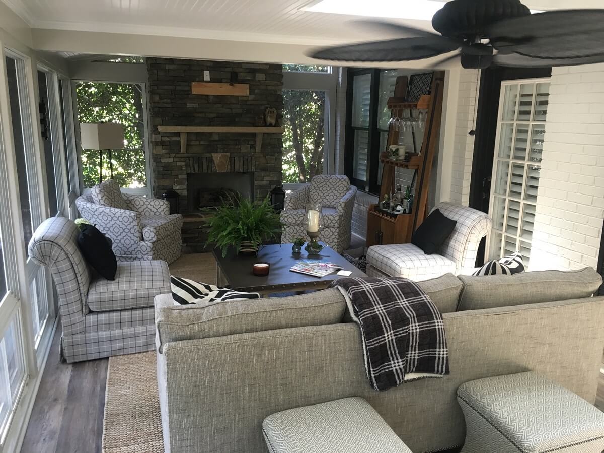 Custom porch