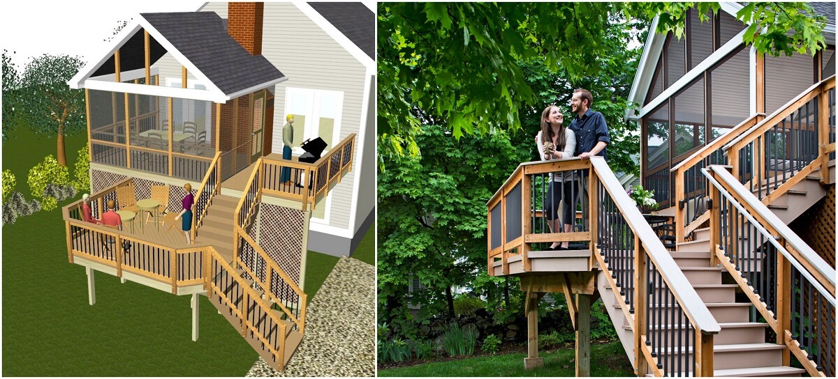 Custom deck design