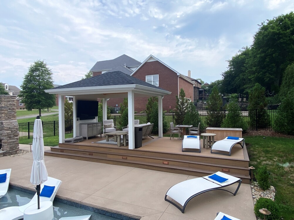 poolside deck in Nashville