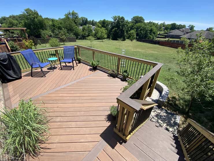 custom low maintenance deck