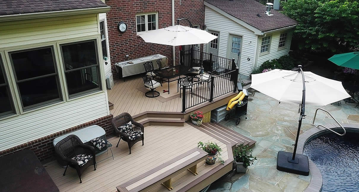 custom composite deck vs wood deck
