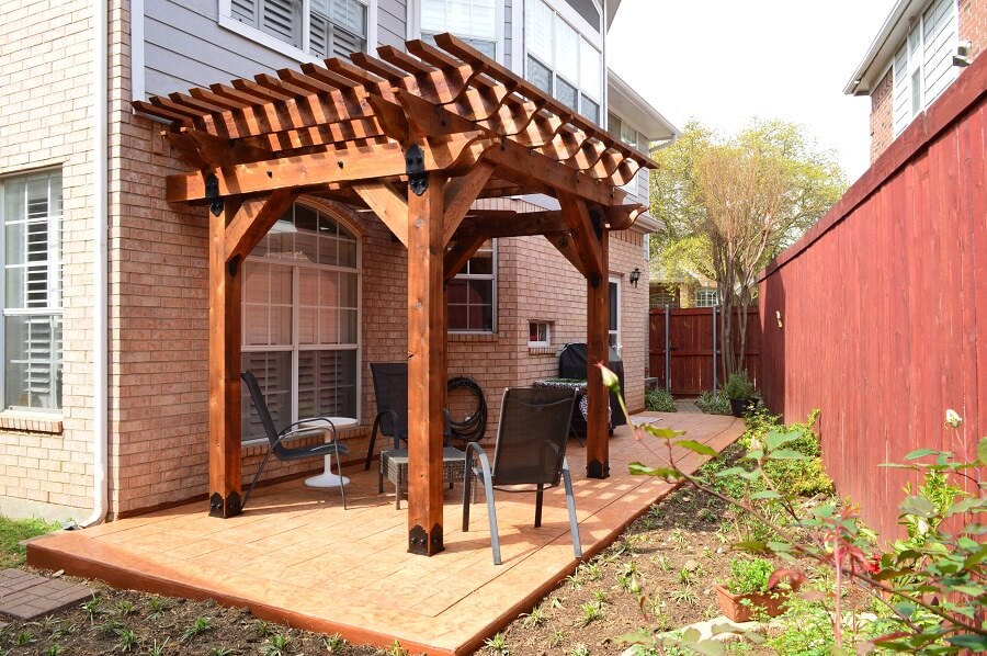 Covered patio