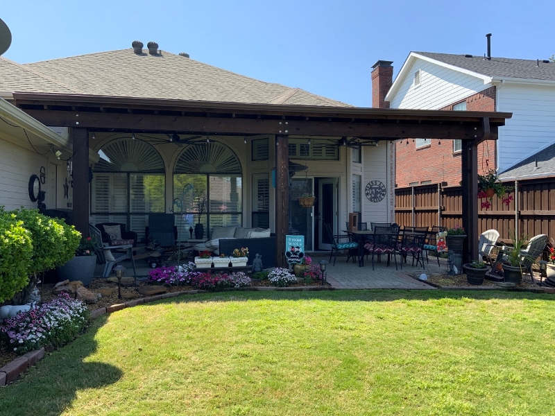 Patio Before Installing Screens