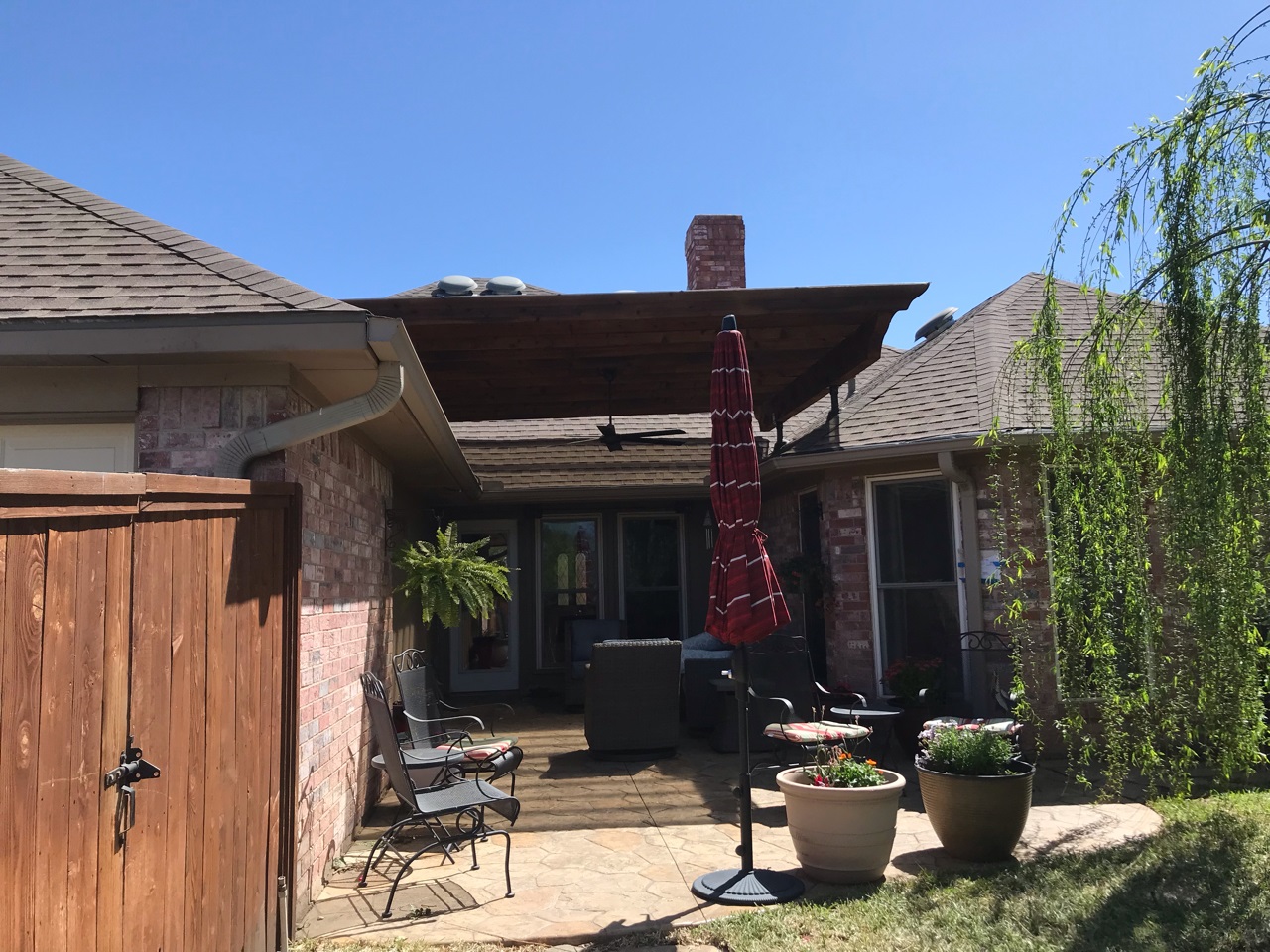 new patio outdoor space