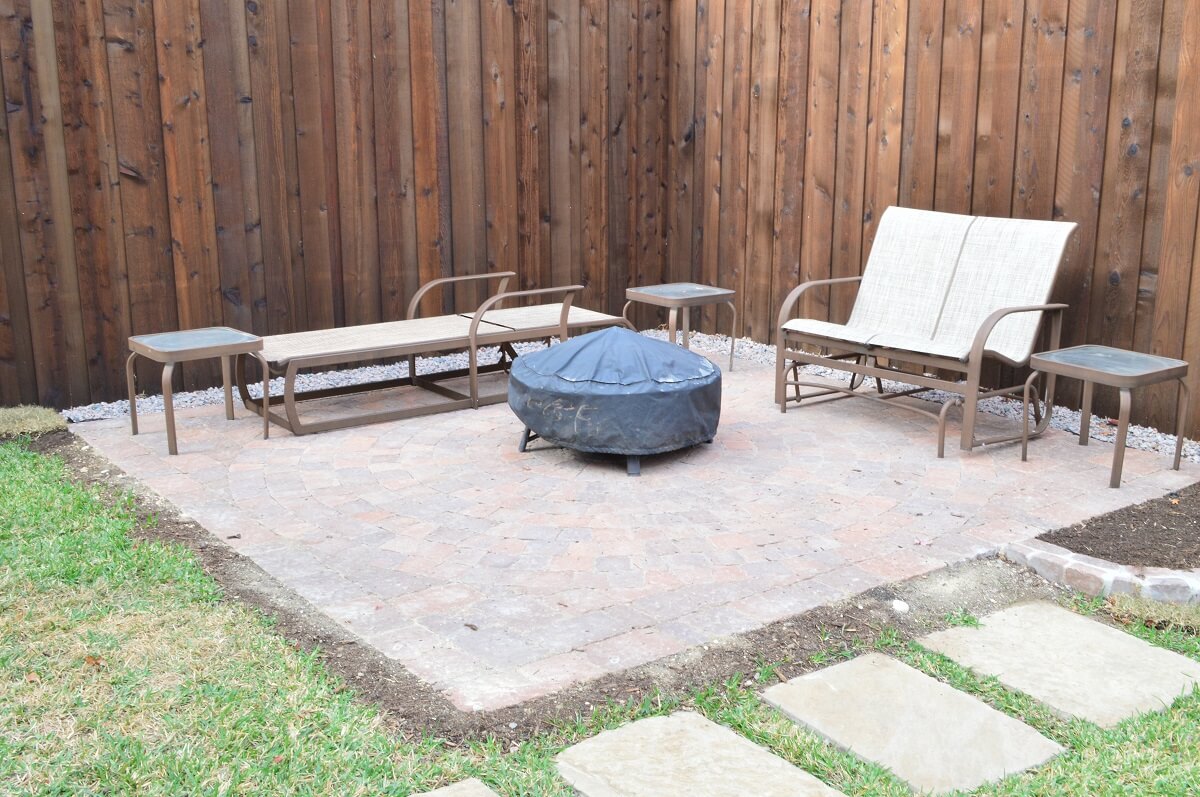 Backyard patio
