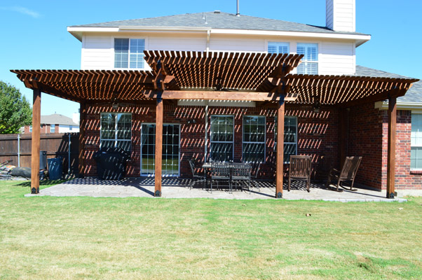Dallas Cedar Pergolas 1)