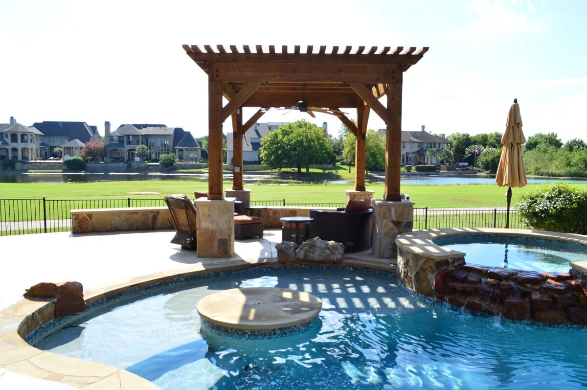 Poolside Pergola