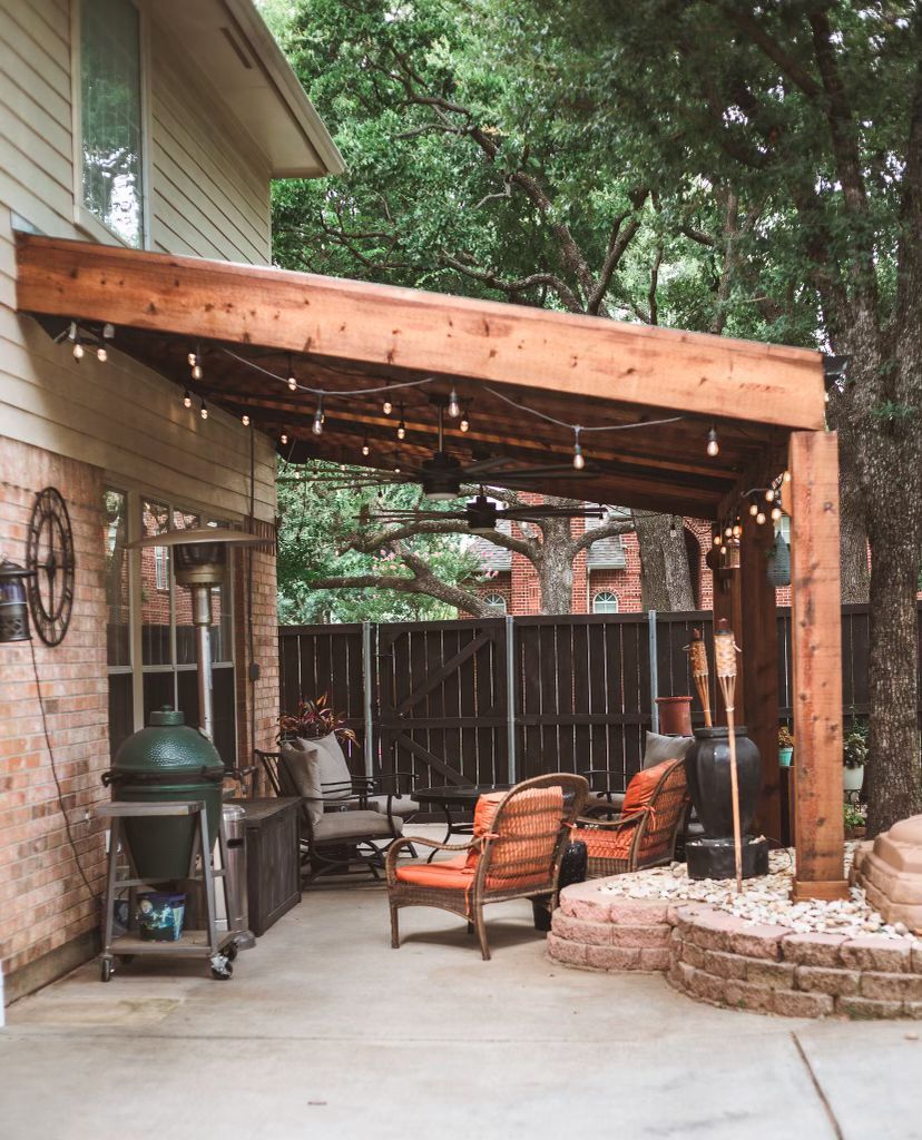 Custom pergola with Polygal cover are a viable shade structure option.
