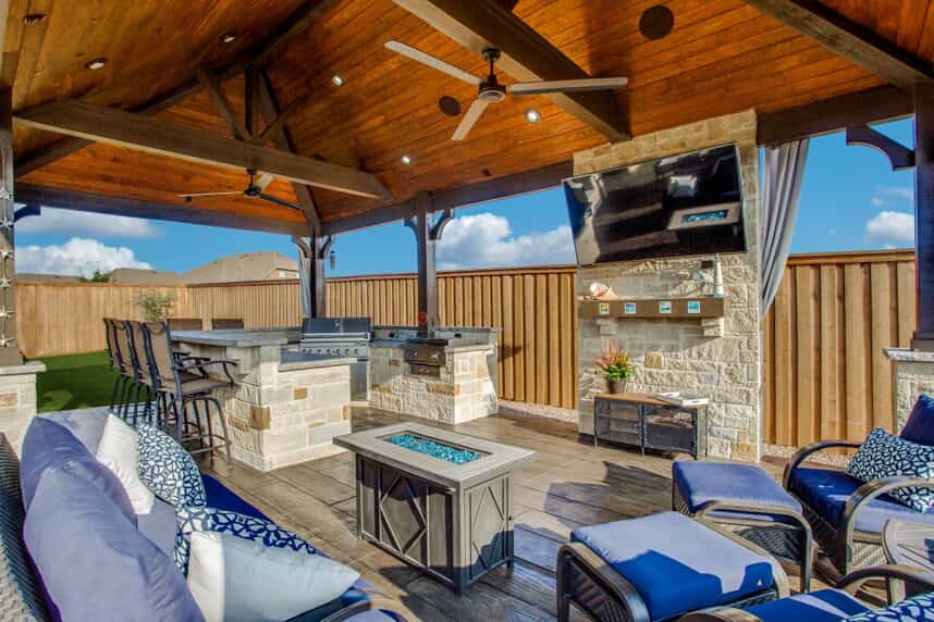 northeast dallas outdoor living space
