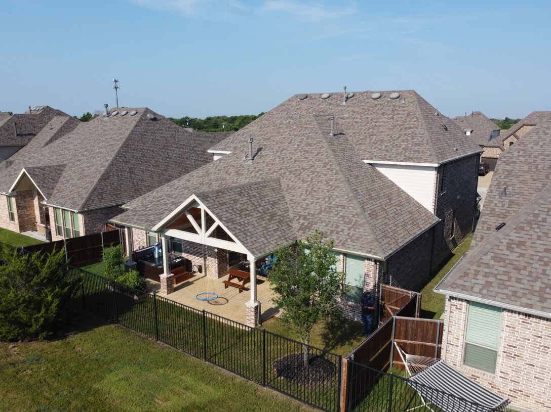 new deck on back of house