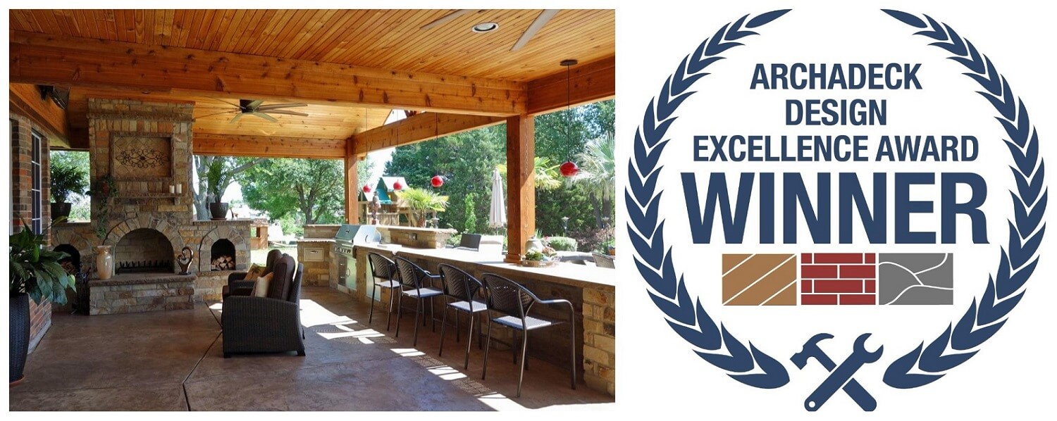 outdoor fire pit and award