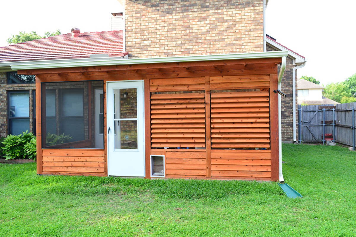 screened in patio