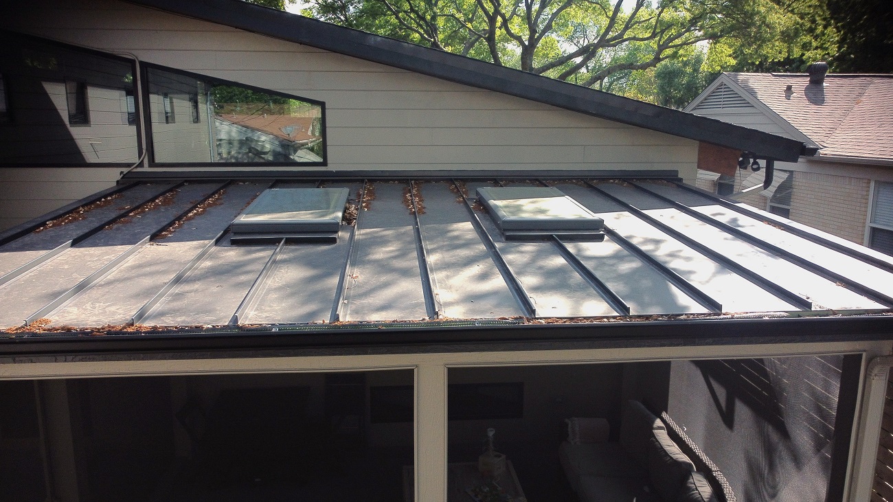 skylights on covered patio in dallas