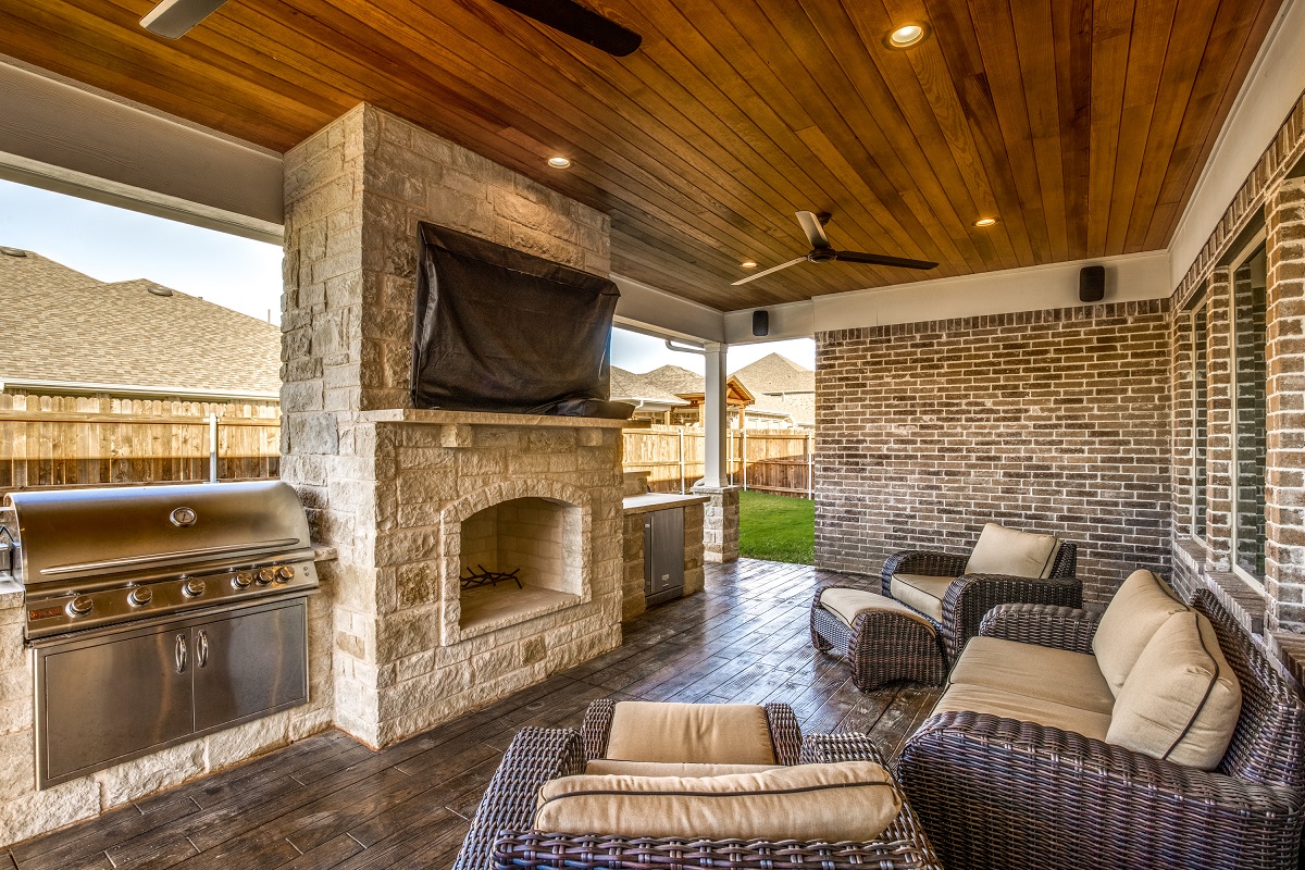 Forney TX Covered Patio Builders.