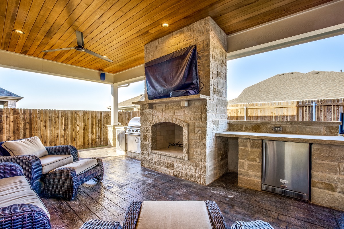 Forney TX Covered Patio Builders.