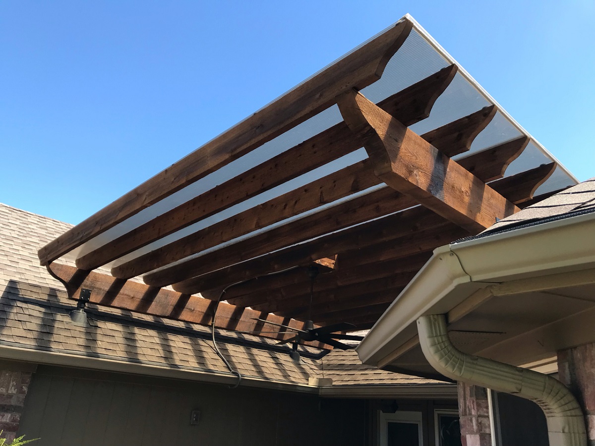 custom cedar pergola