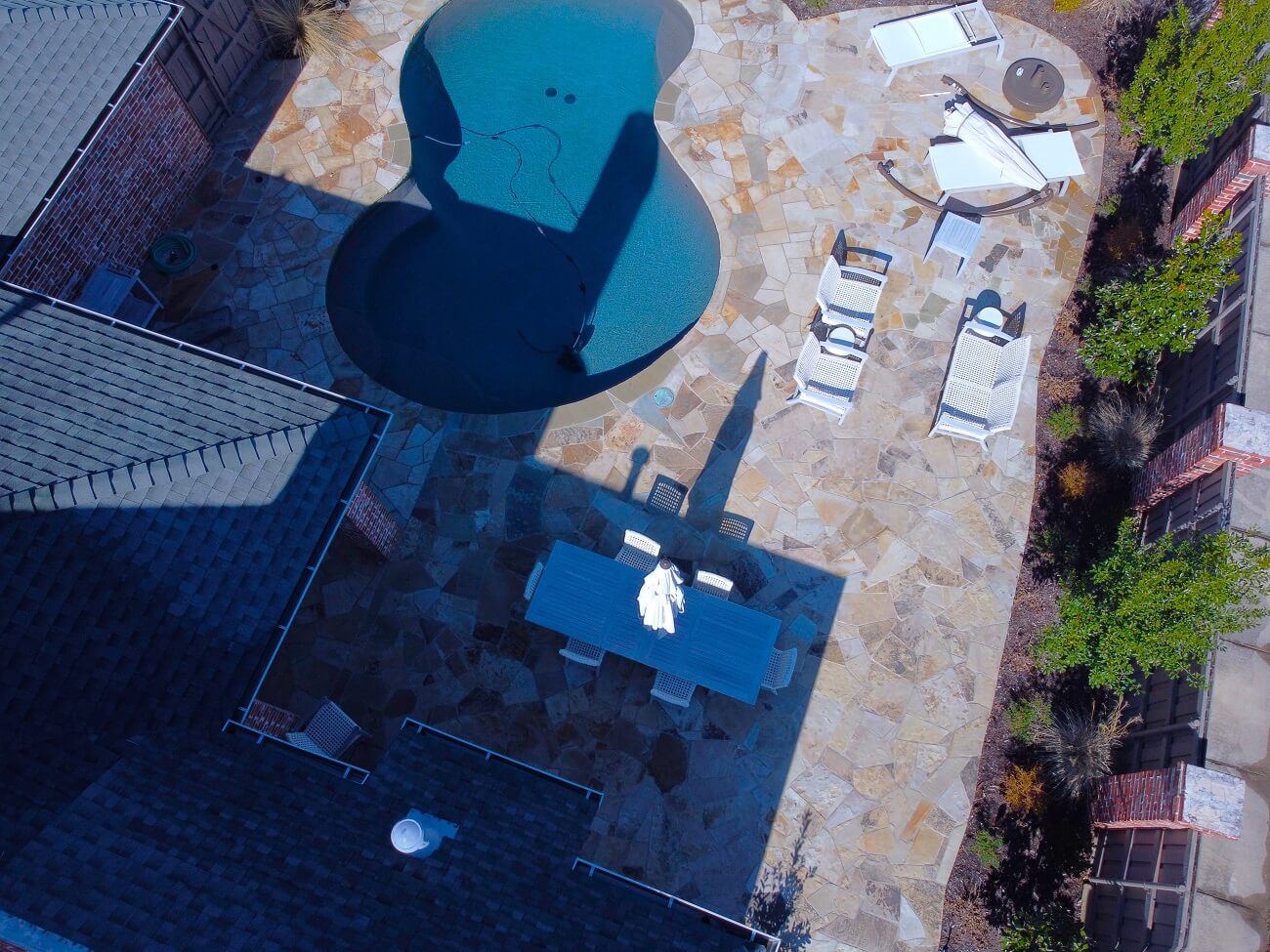 custom flagstone pool