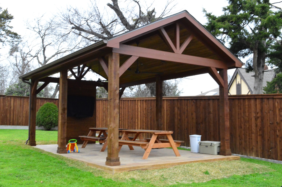 Dallas Backyard Cabana Builder.