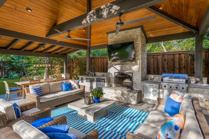 Dallas Custom Covered Patio Design Ideas
