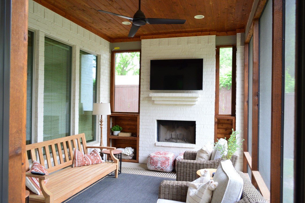 Custom covered patio