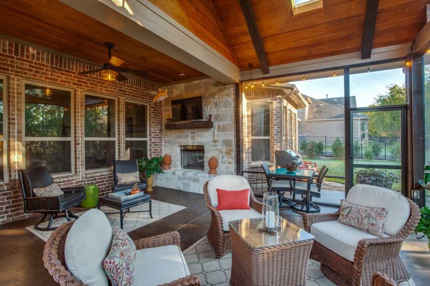 Heath Tx Screened Patio
