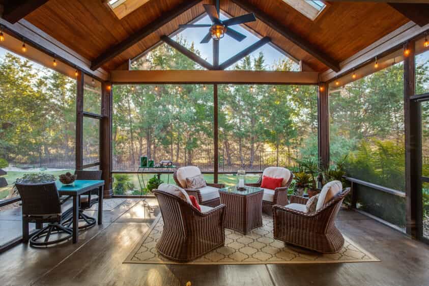 Heath TX Screened Patio