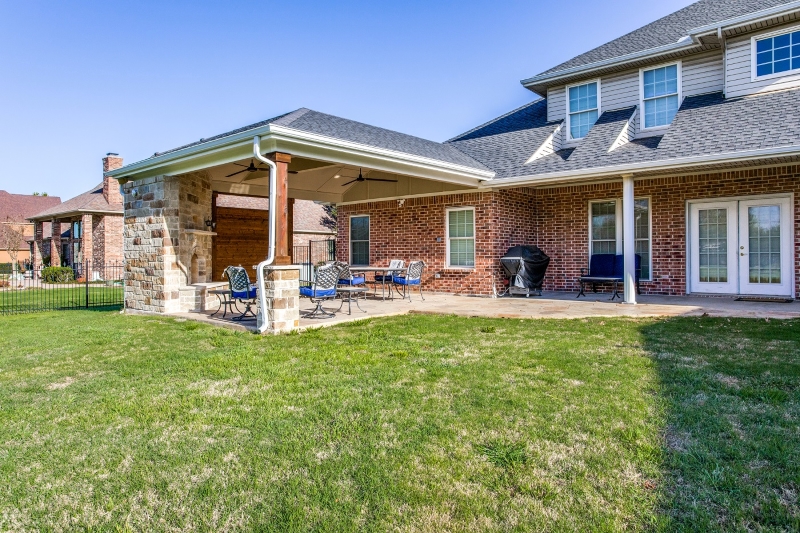 Hip Roof Covered Patio Addition Sunnyvale TX