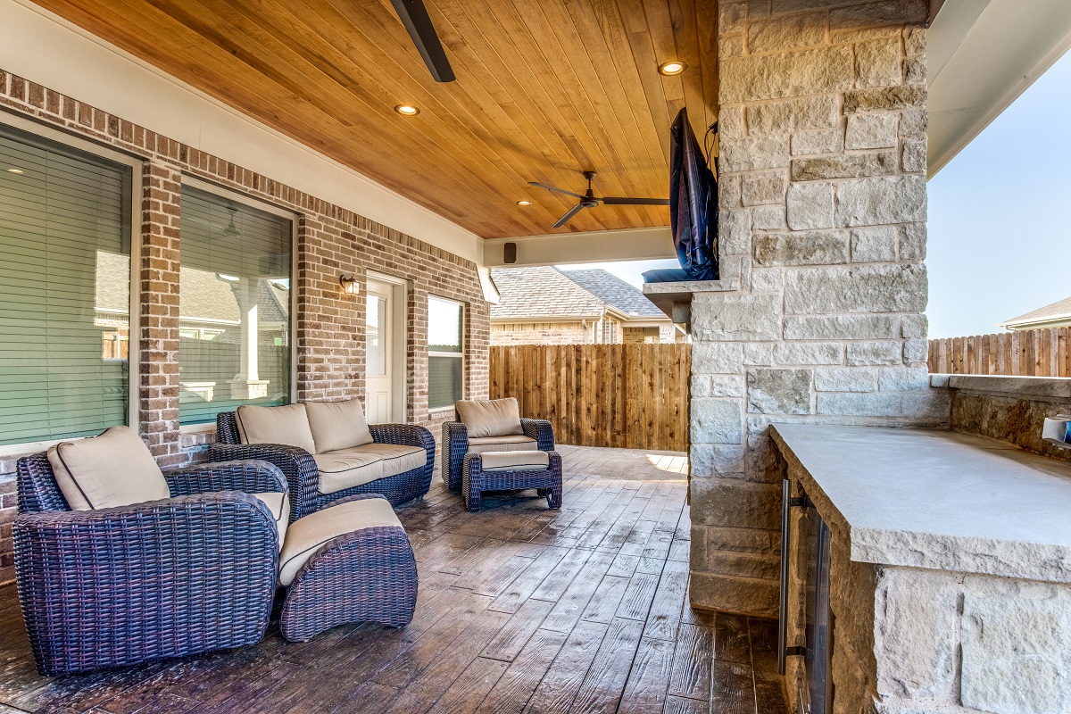 Forney TX Covered Patio Builders.