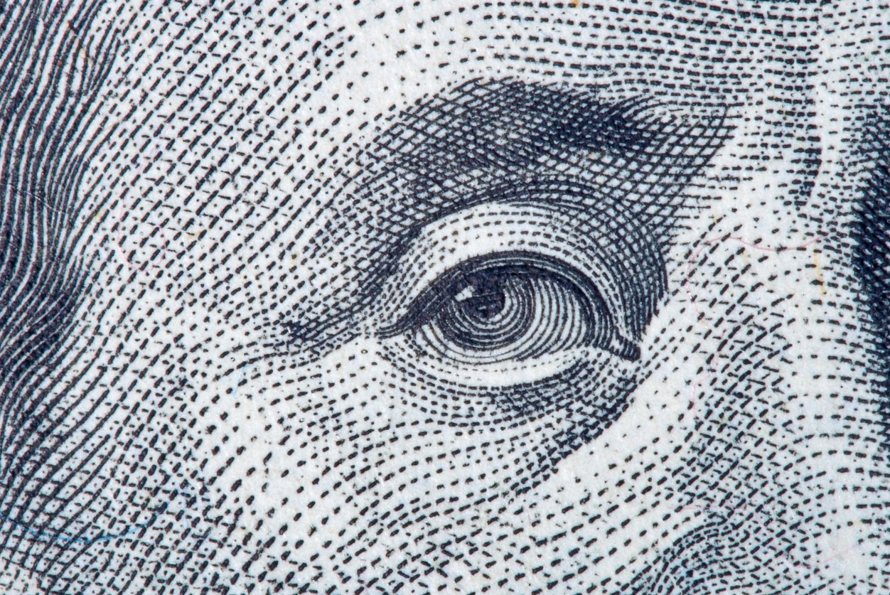 Benjamin Franklin eyeball 