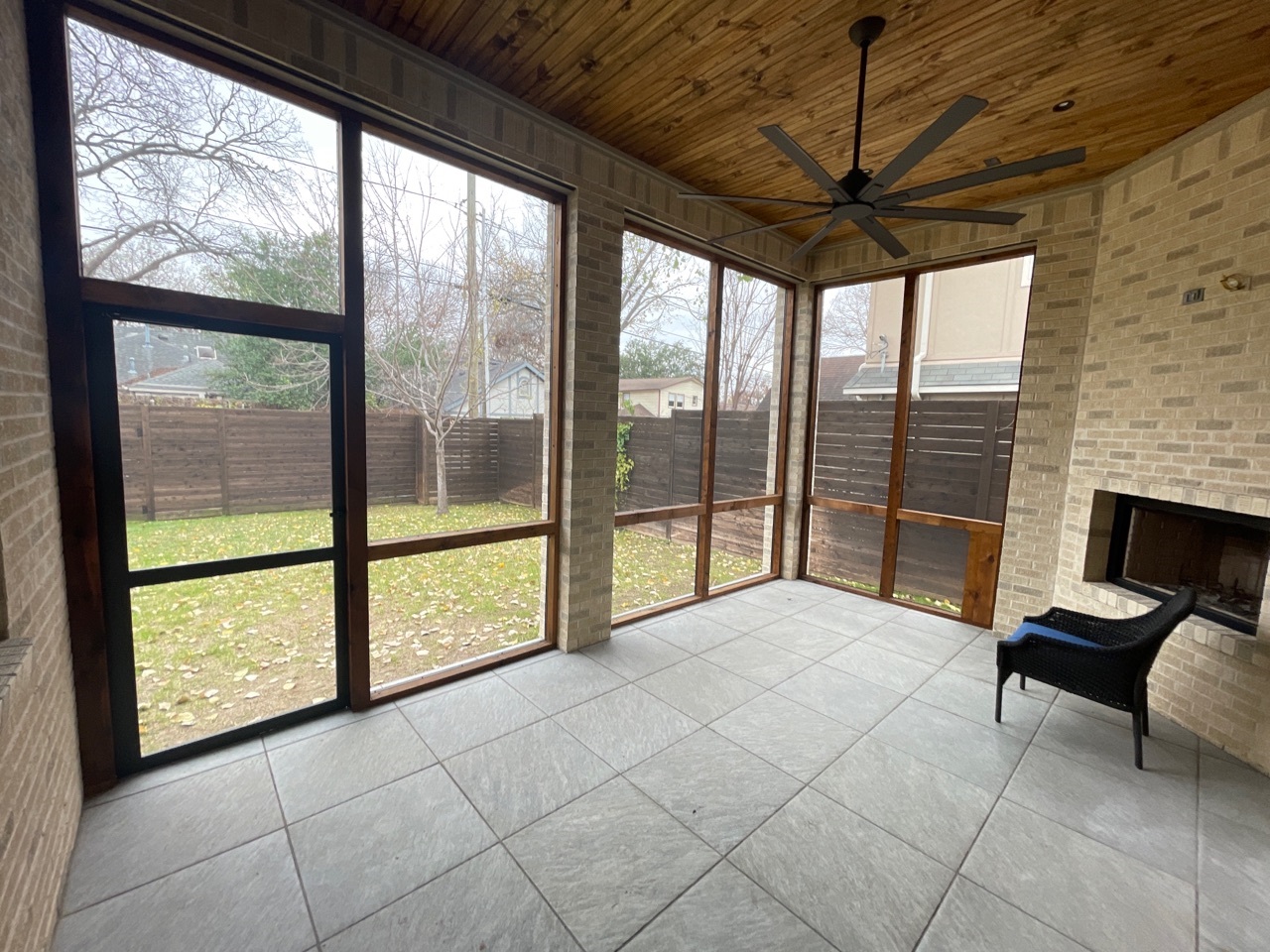 screened in patio