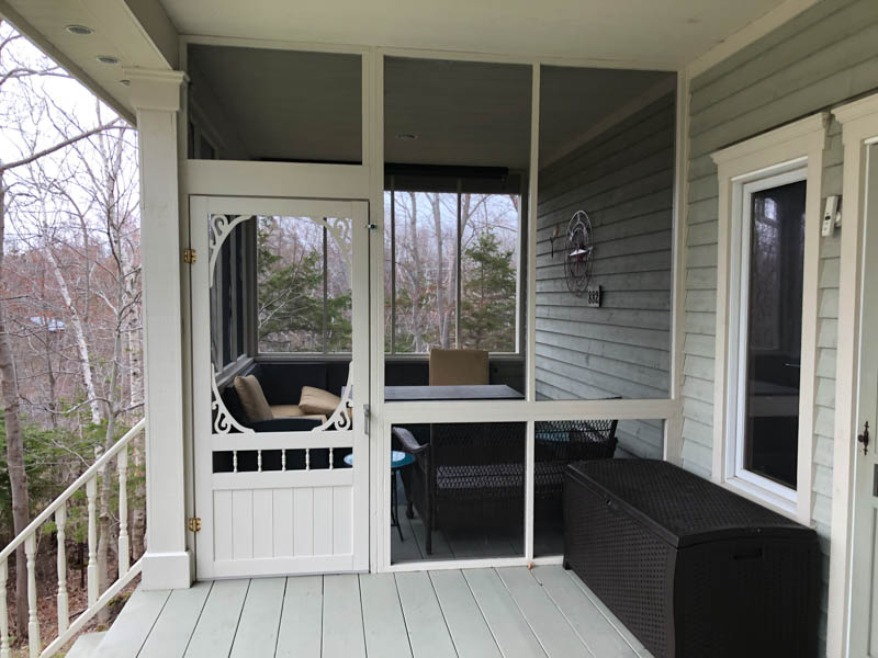 three season sunroom with entertainment area