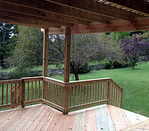 Covered deck
