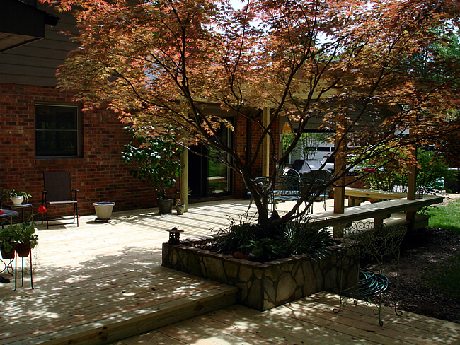 High Point Deck With Pergola Old Emerywood