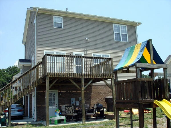 Before screened porch