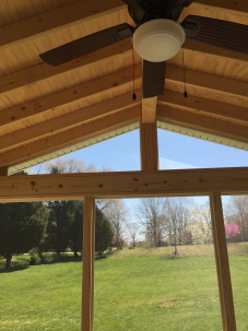 Screened porch