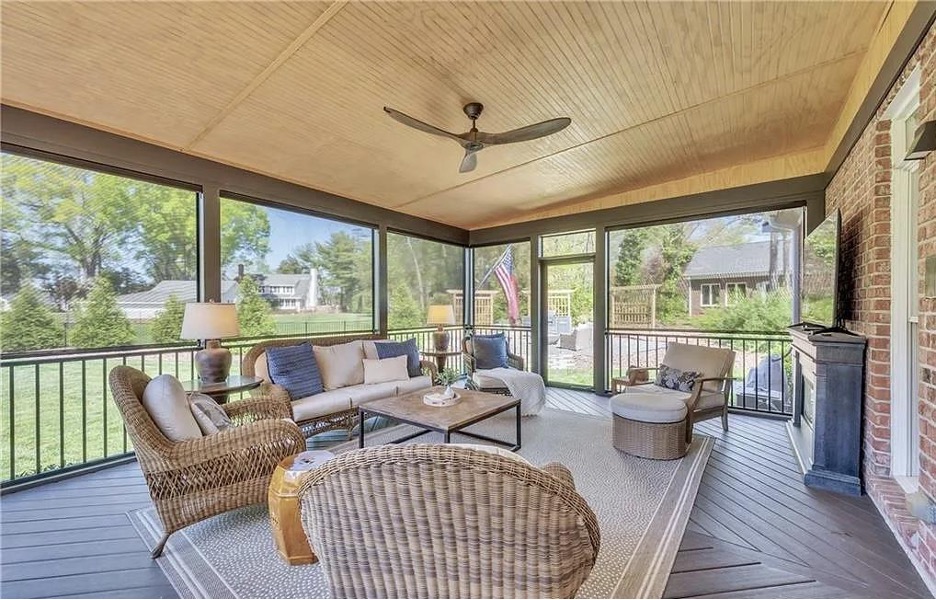 custom screened porch designs