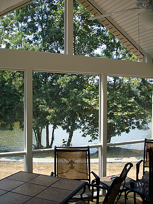 Screened porch and deck