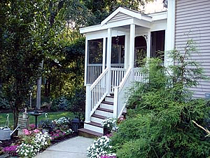 Screened porch